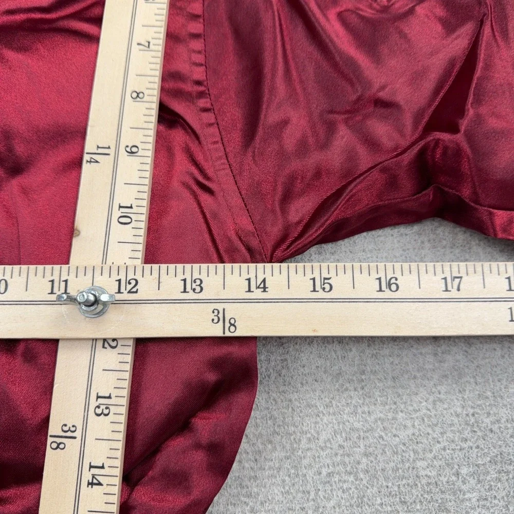 Vintage Virginia Tech Hokies Starter Jacket Baby 3T Maroon Satin Y2K Bomber Kids